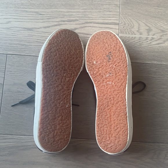 SUPERGA sneakers black canvas size 41 - Picture 10 of 12